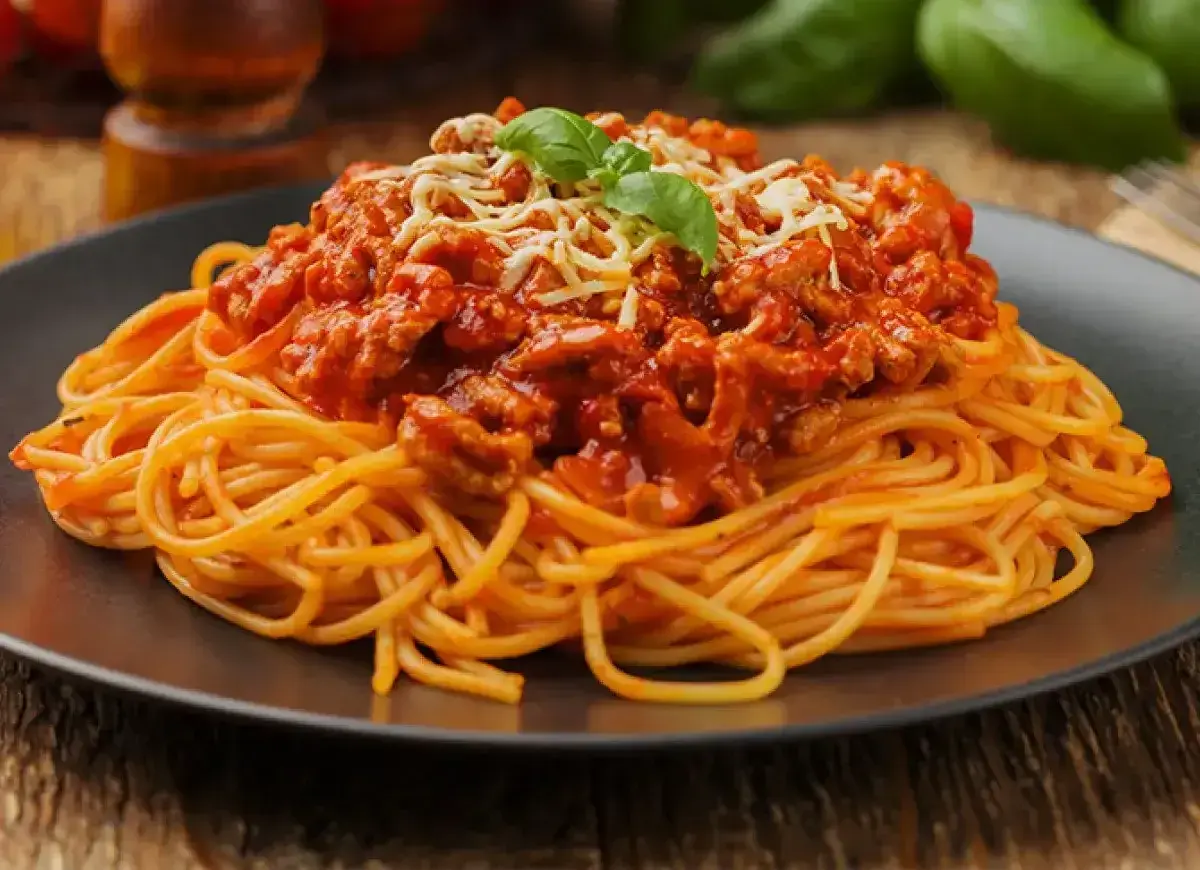 Pyszne spaghetti bolognese, idealne na obiad. Dowiedz się, jak zrobić spaghetti krok po kroku!